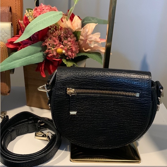 Rebecca Minkoff Black Leather Crossbody Bag in great Preloved condition - Picture 7 of 10
